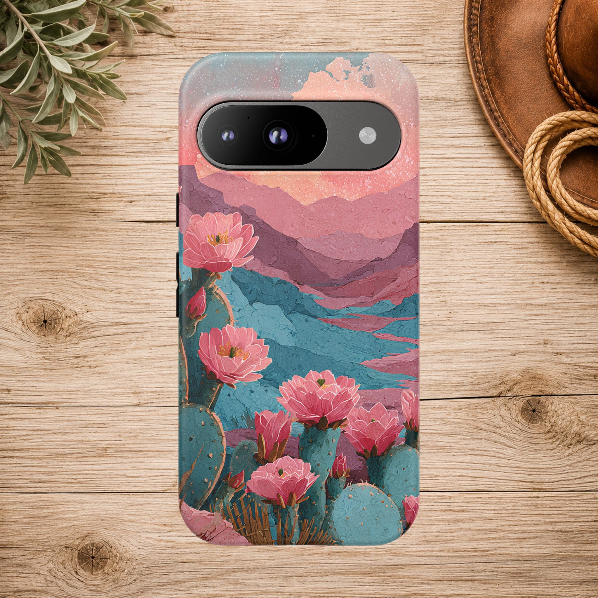 Desert Bloom Sunset Phone Case