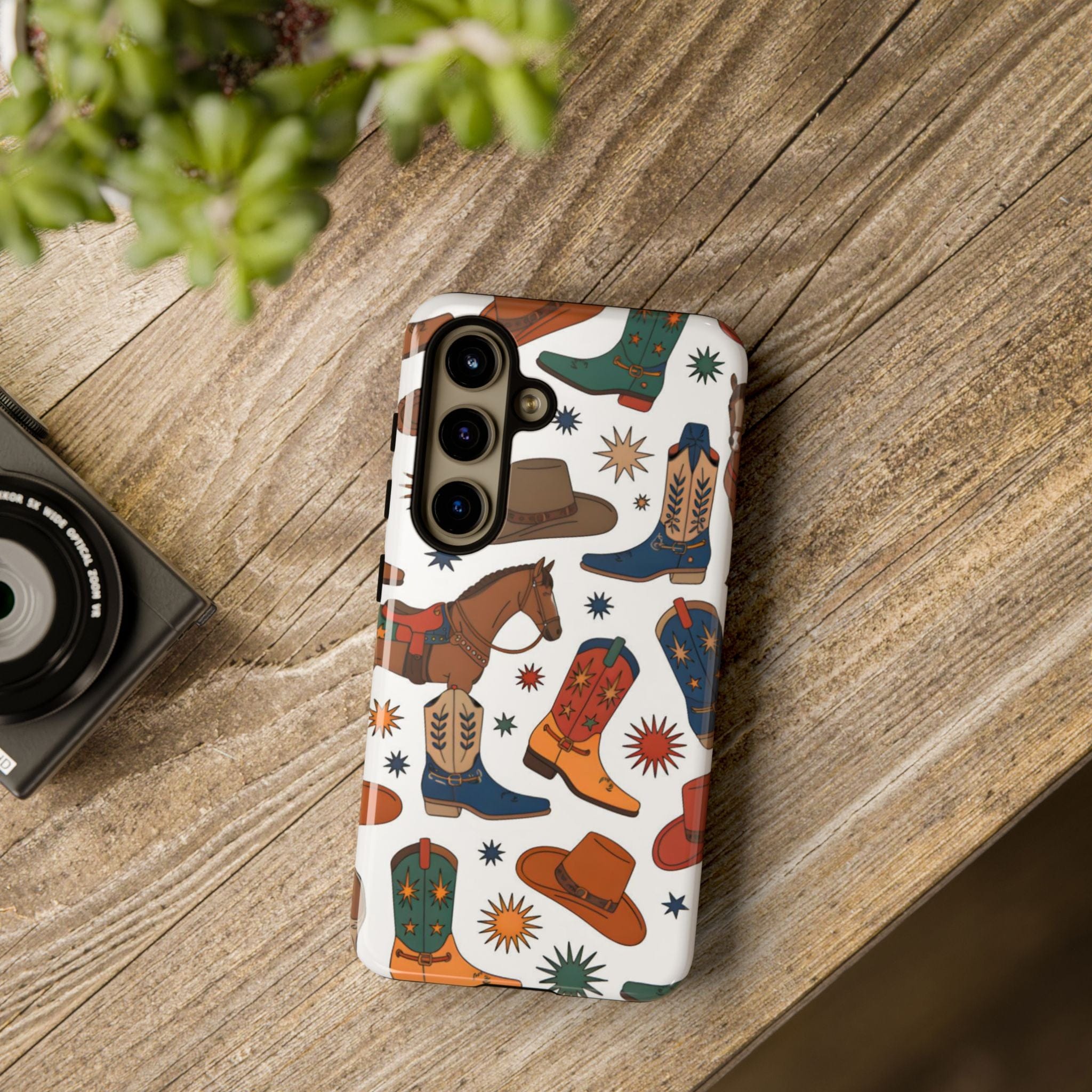 Cowboy Boots, Hats & Horses Phone Case