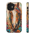 Boho Wildflower Horse Phone Case