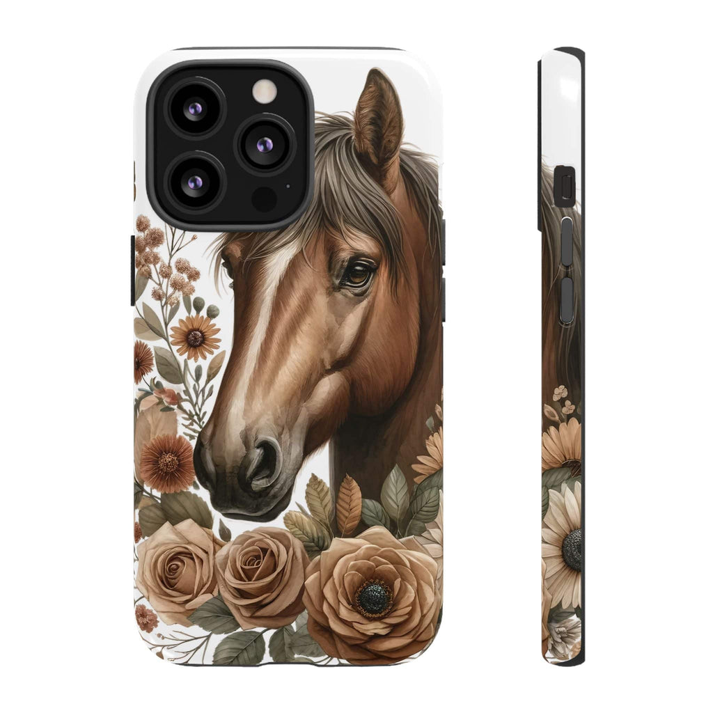 Painted Horse & Roses – Phone Case