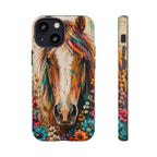 Boho Wildflower Horse Phone Case