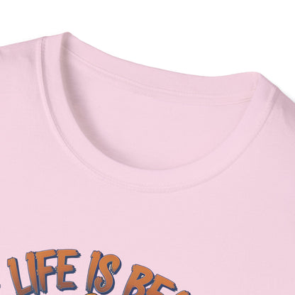 Softstyle Unisex T-Shirt: Smile Life is Beautiful