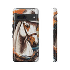 White Hat Horse-Phone Cases