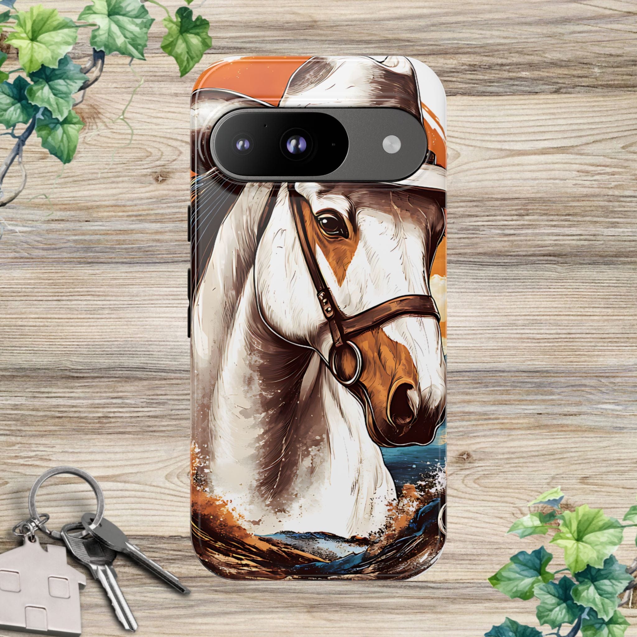 White Hat Horse-Phone Cases