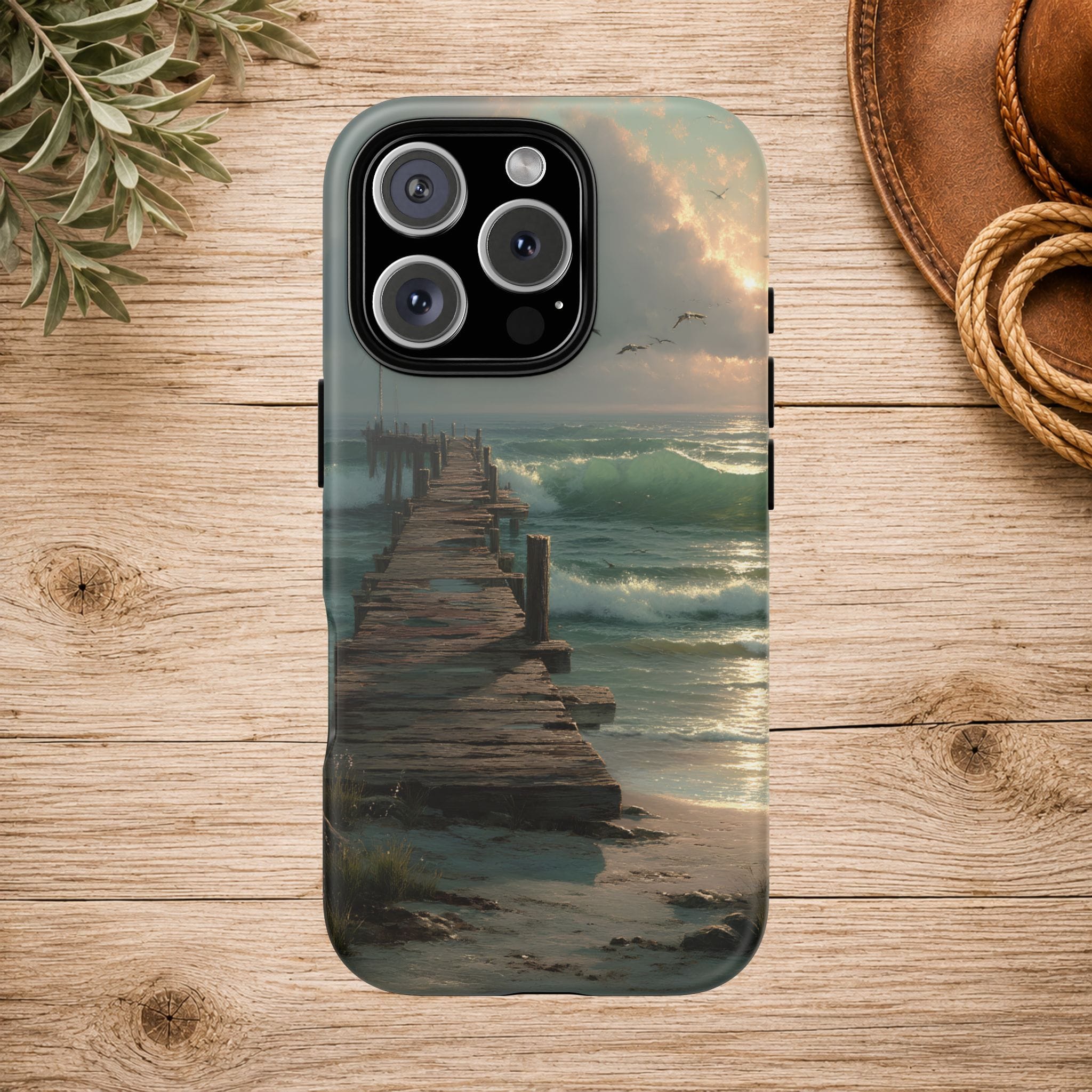 Wooden  Seaside Pier Phone Case