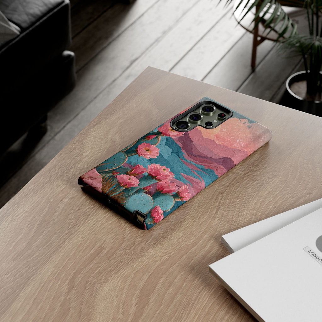Desert Bloom Sunset Phone Case