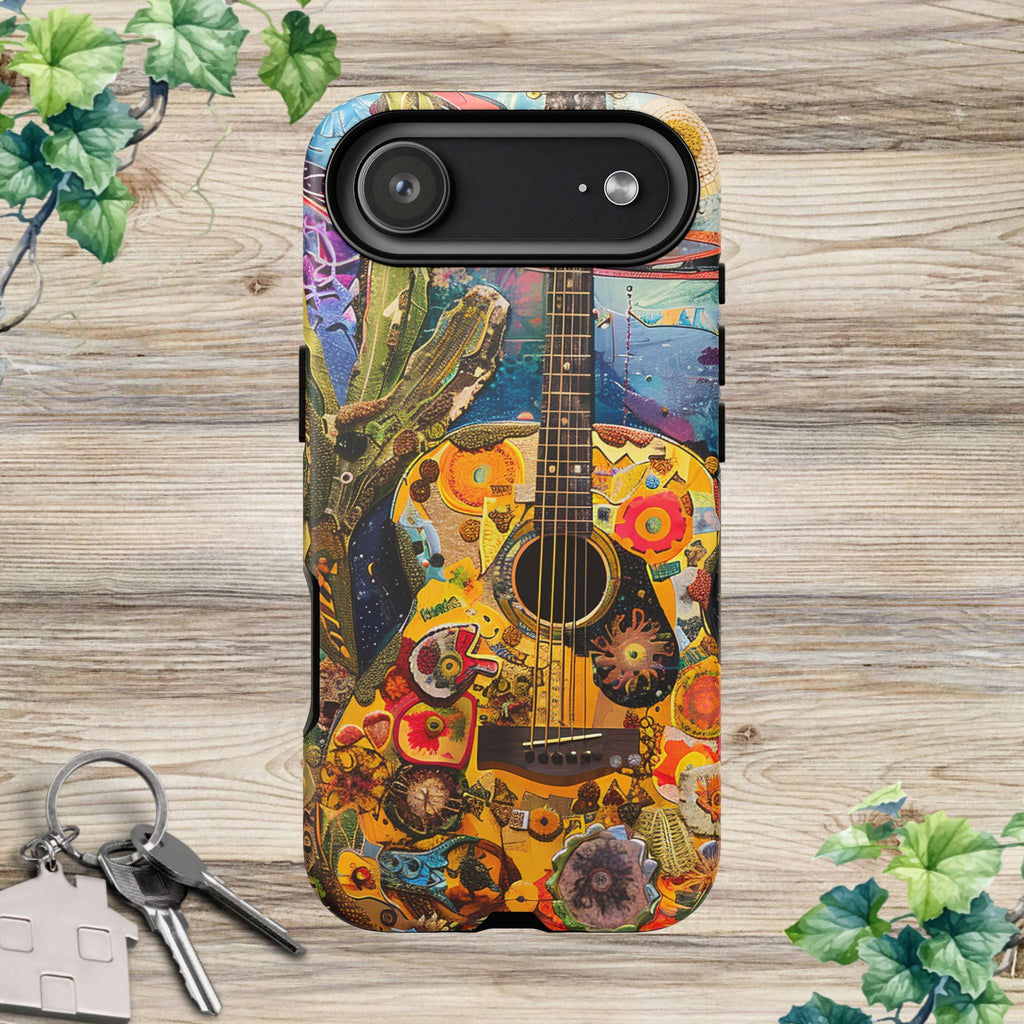 Floral Guitar- Phone Case