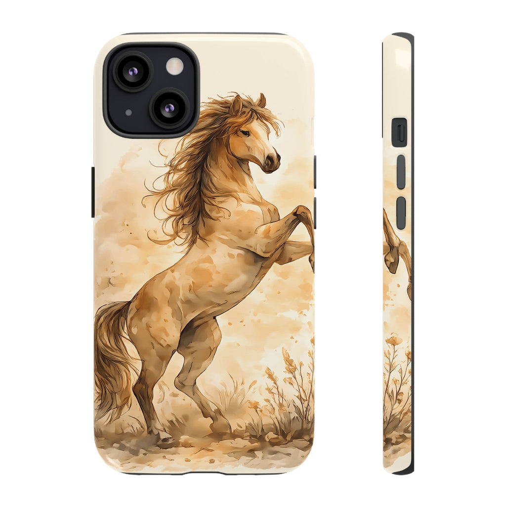 Horse Rearing Tough Phone Case