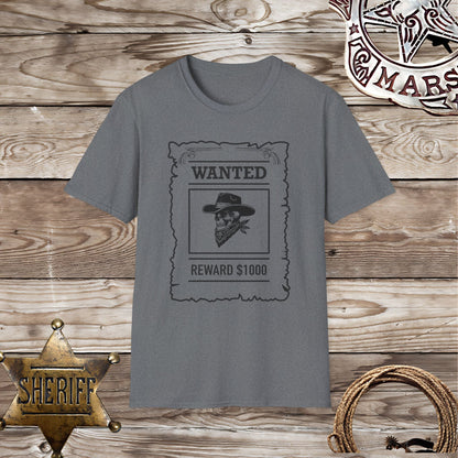 Softstyle Unisex T-Shirt: Wanted