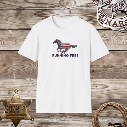 Softstyle Unisex T-Shirt: Running Free