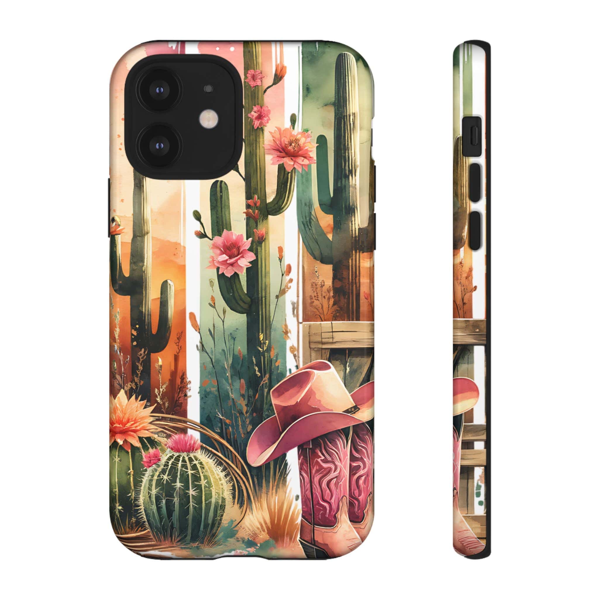Southwestern Floral Cactus -Tough Case