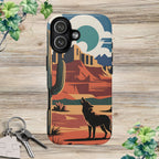 Mountain and Wolf -Phone Case