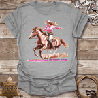 Cowgirl Wind in Your Hair-T-Shirt