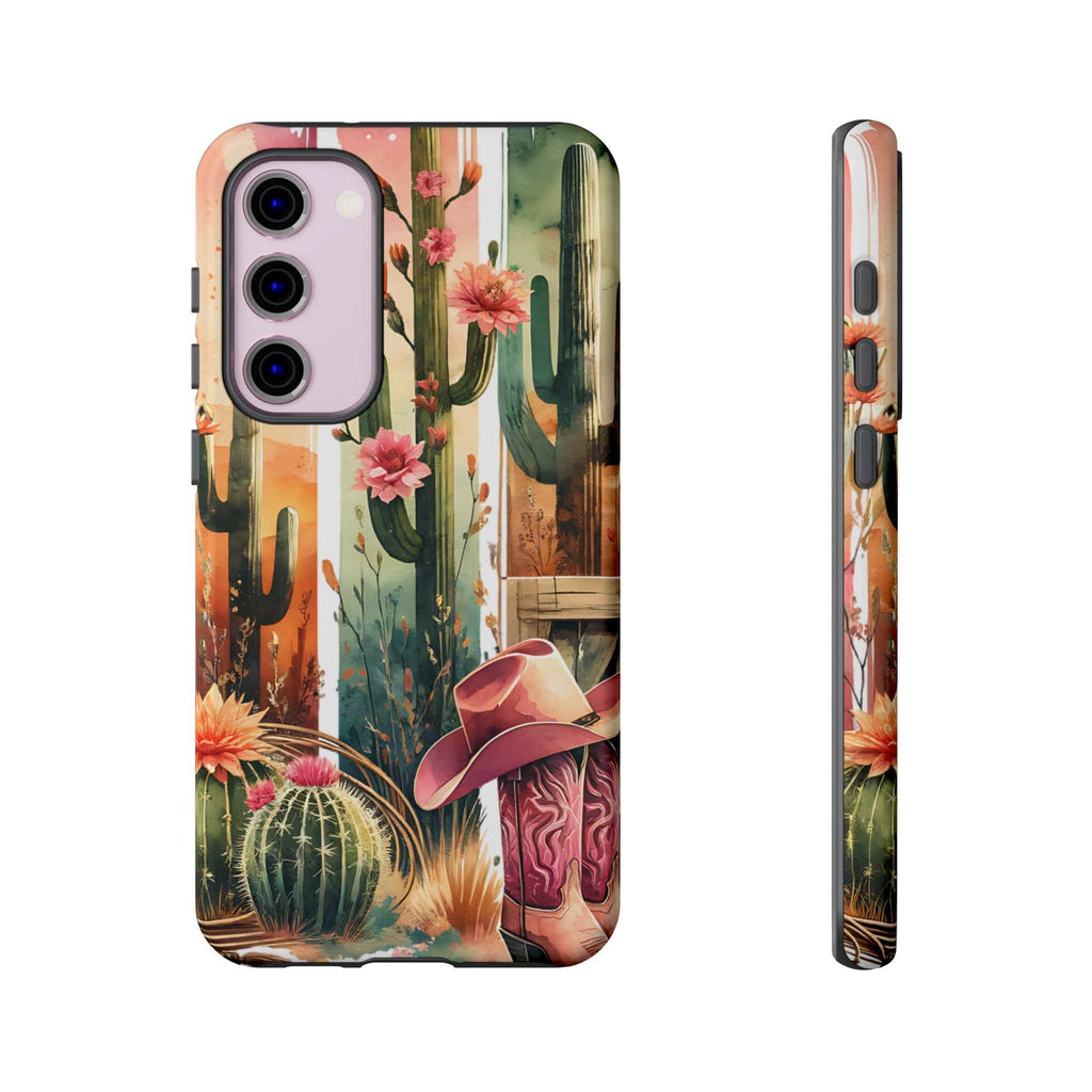 Southwestern Floral Cactus -Tough Case