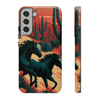 Desert Run Wild Horse Phone Case