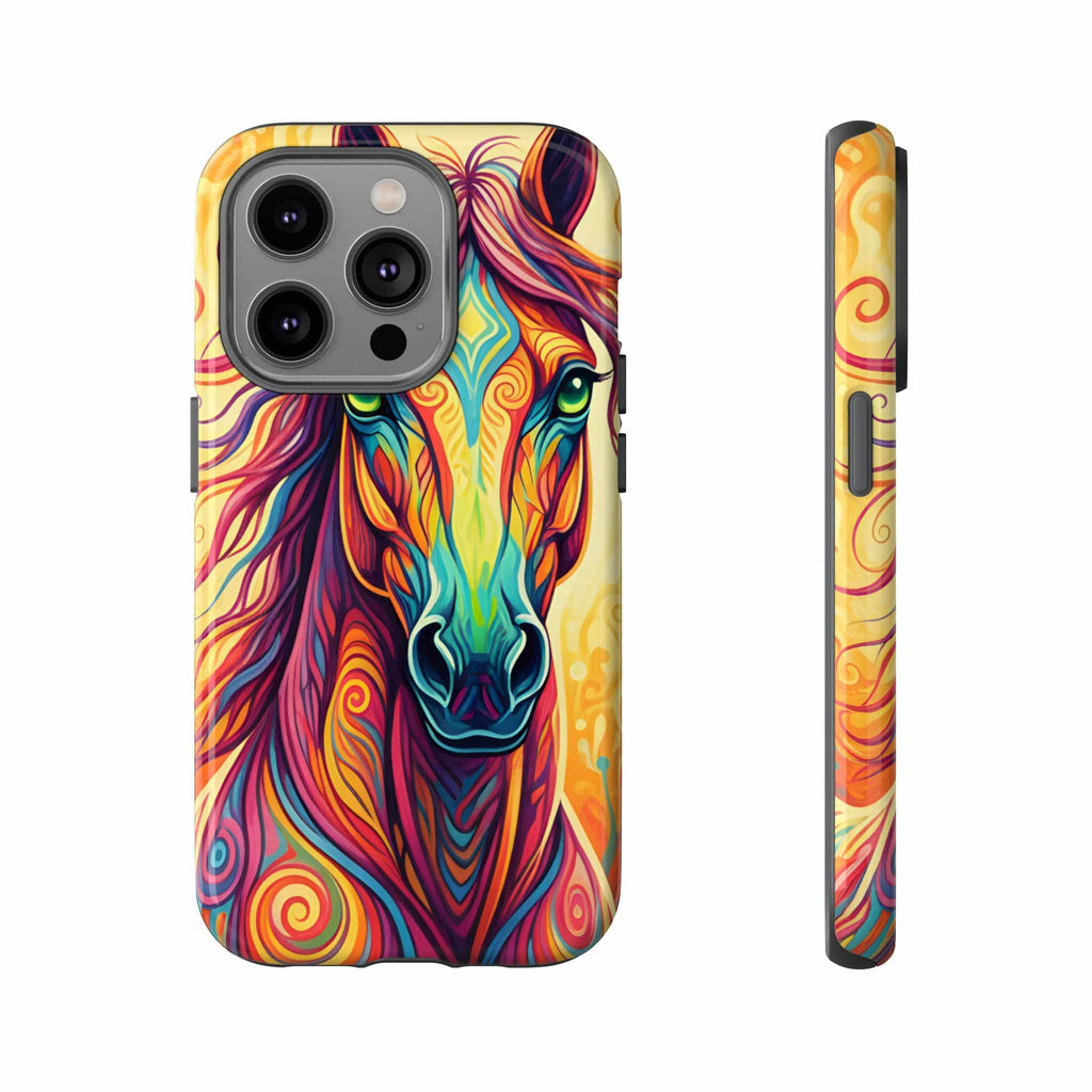 Vibrant Swirl Stallion - Phone Cover