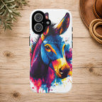 Color Splash Donkey Phone Case