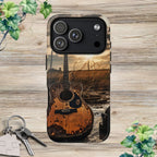 Guitar in a Wet Field -Phone Case