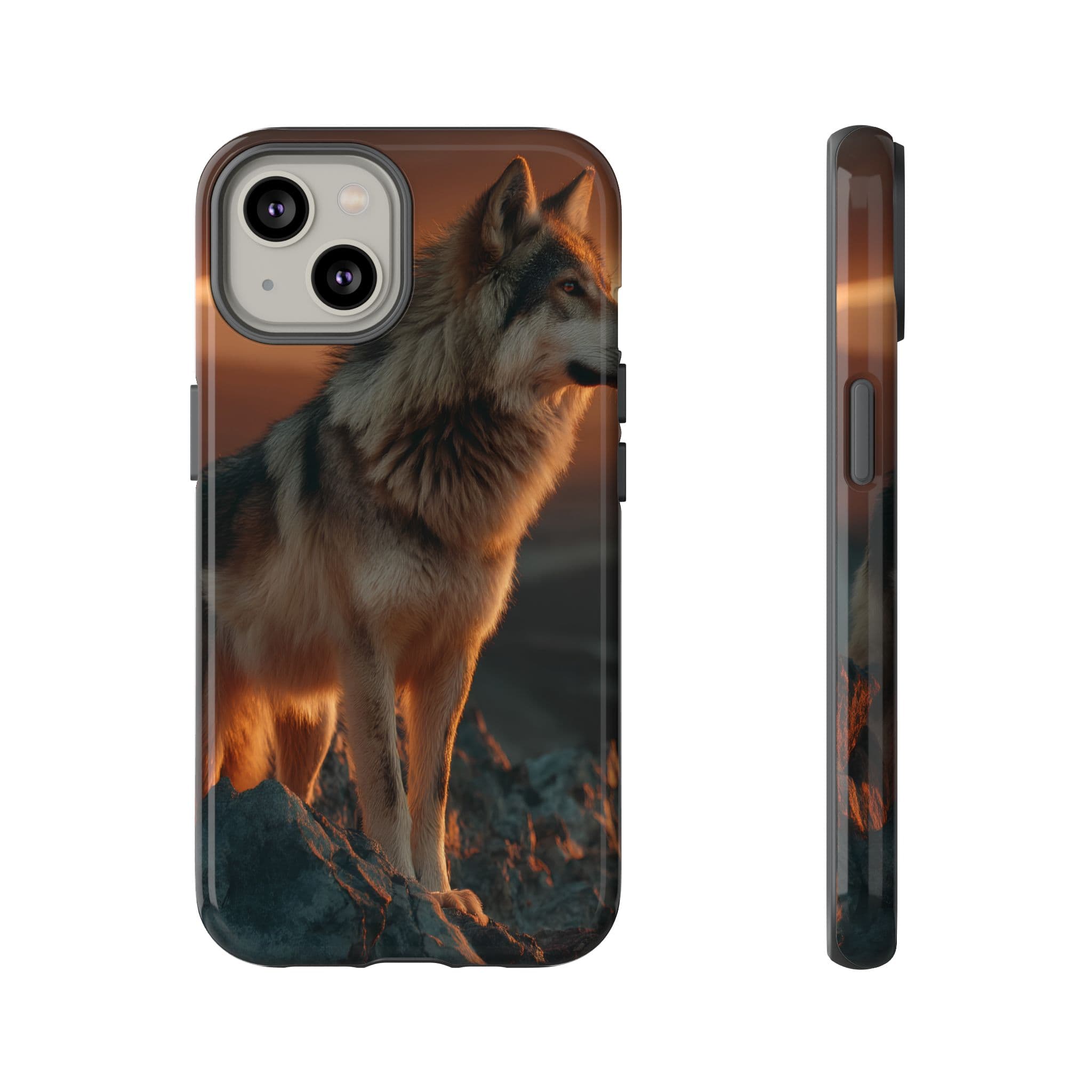 Wolf Sunset Phone Case