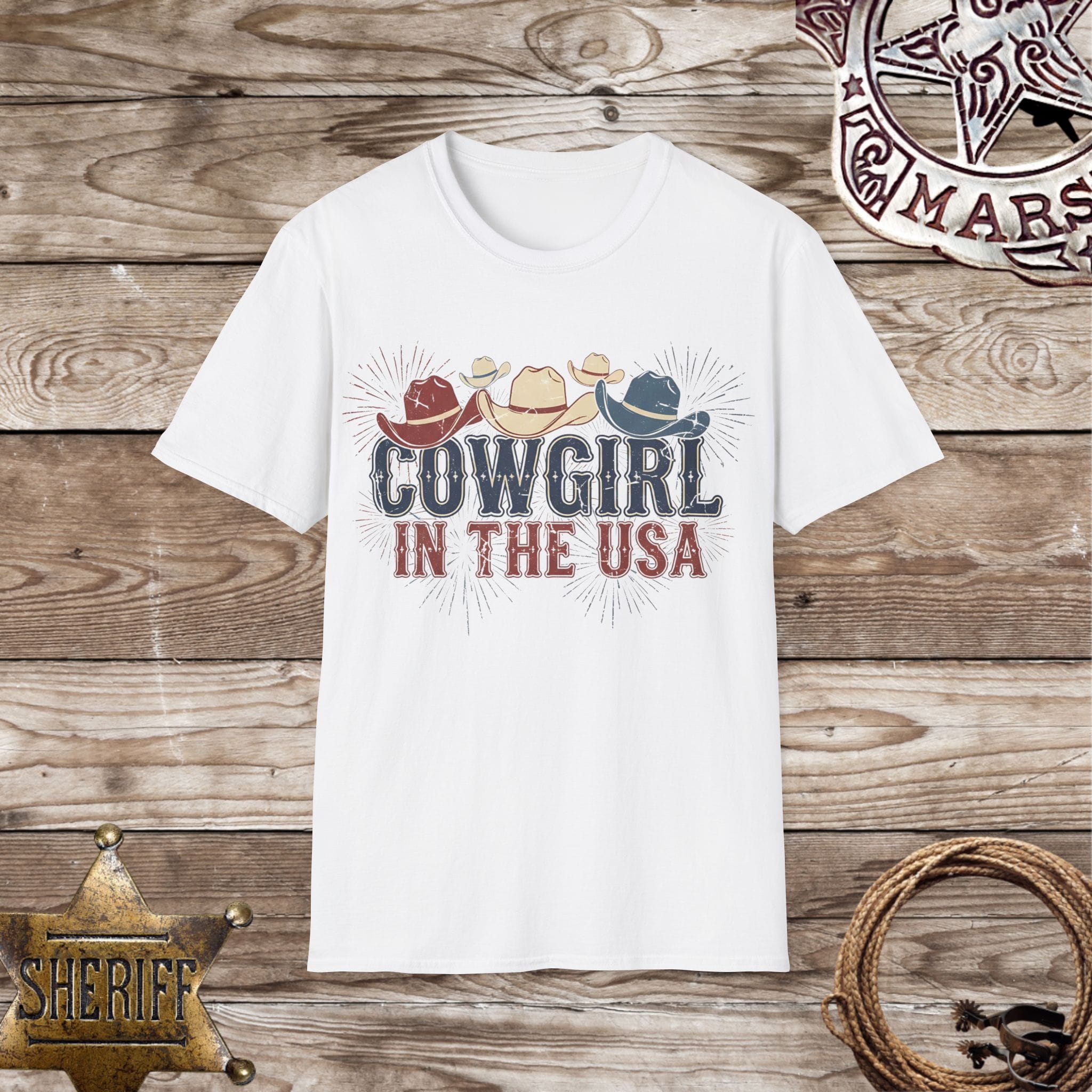 Cowgirl in the USA  T-Shirt