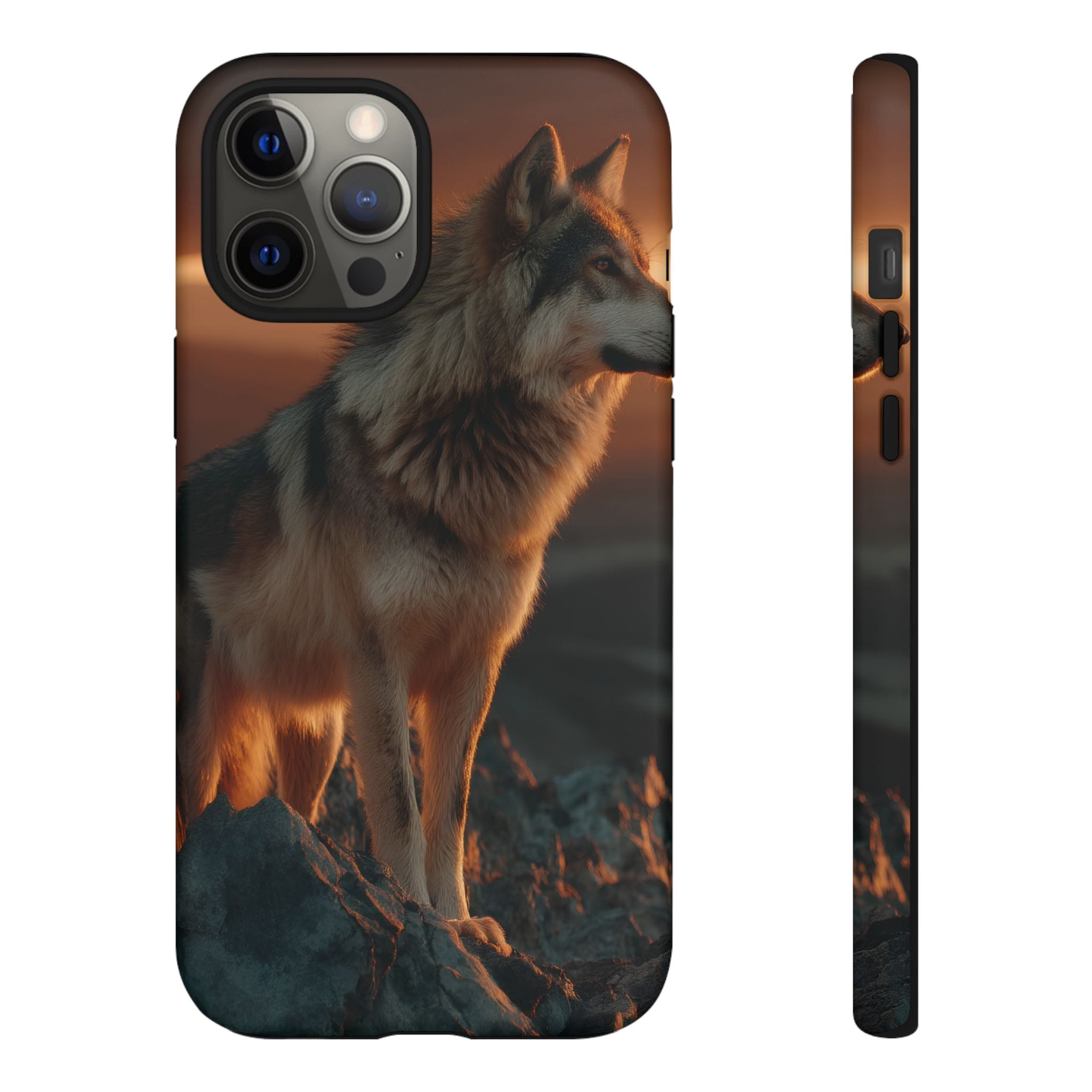 Wolf Sunset Phone Case