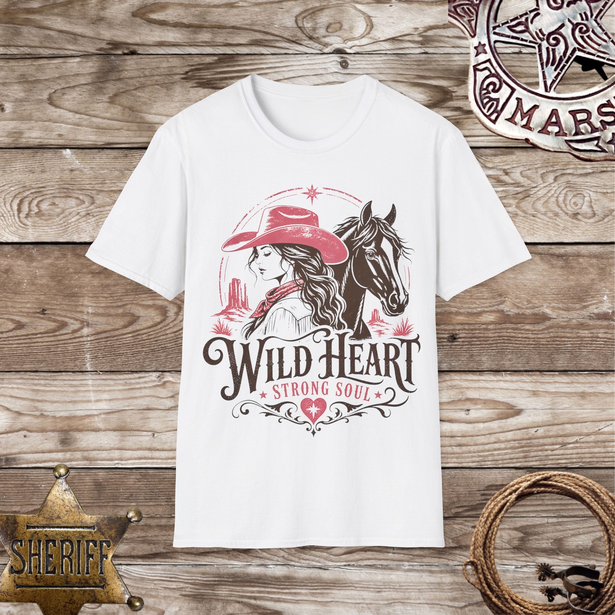 Cowgirl 'Wild Heart, Strong Soul' T-Shirt