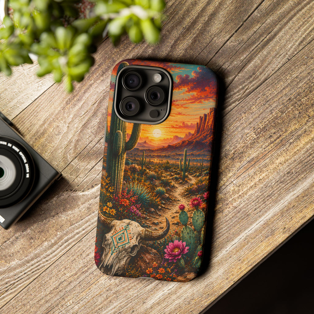 Southwest Desert Sunset Phone Case