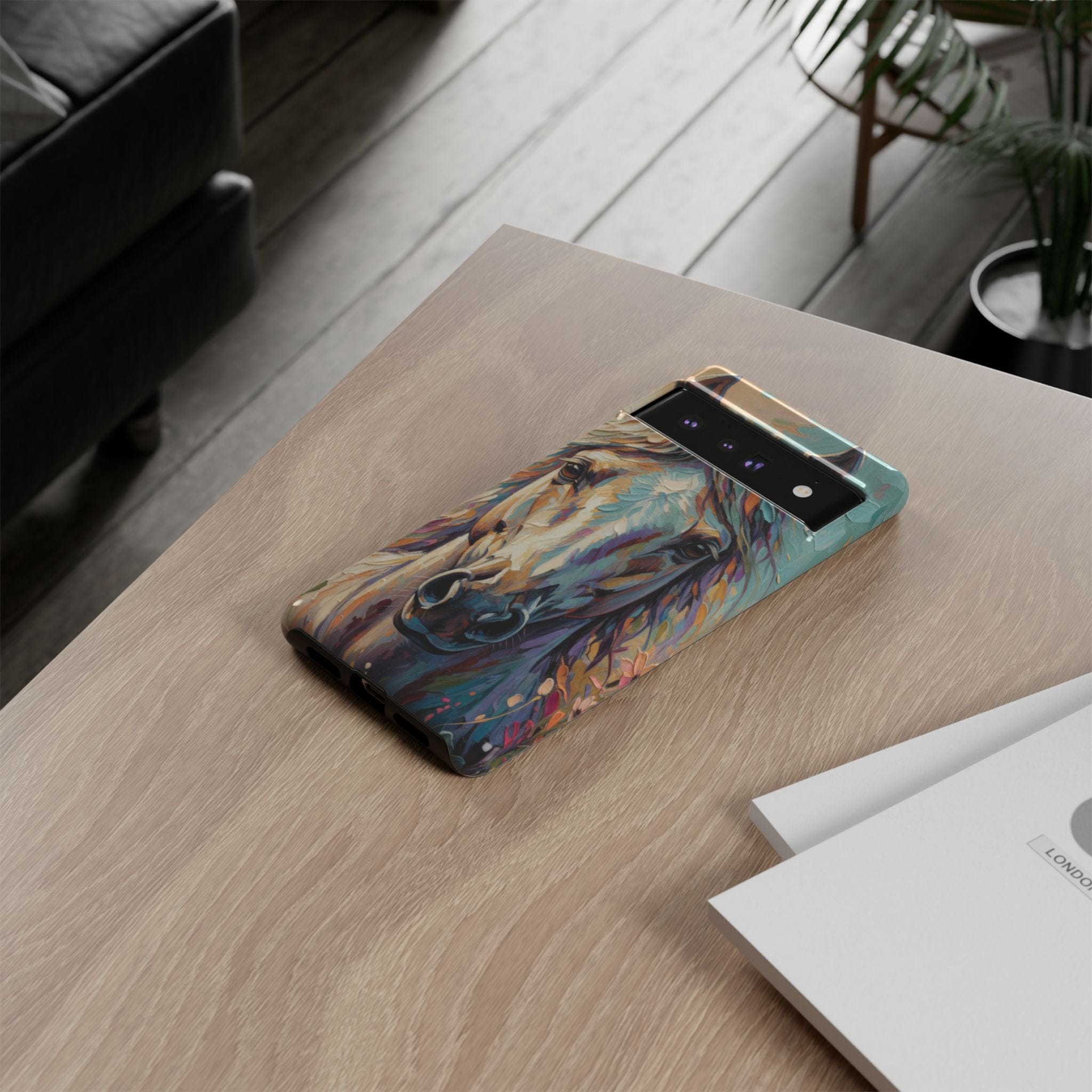 Blooming Spirit Horse Phone Case