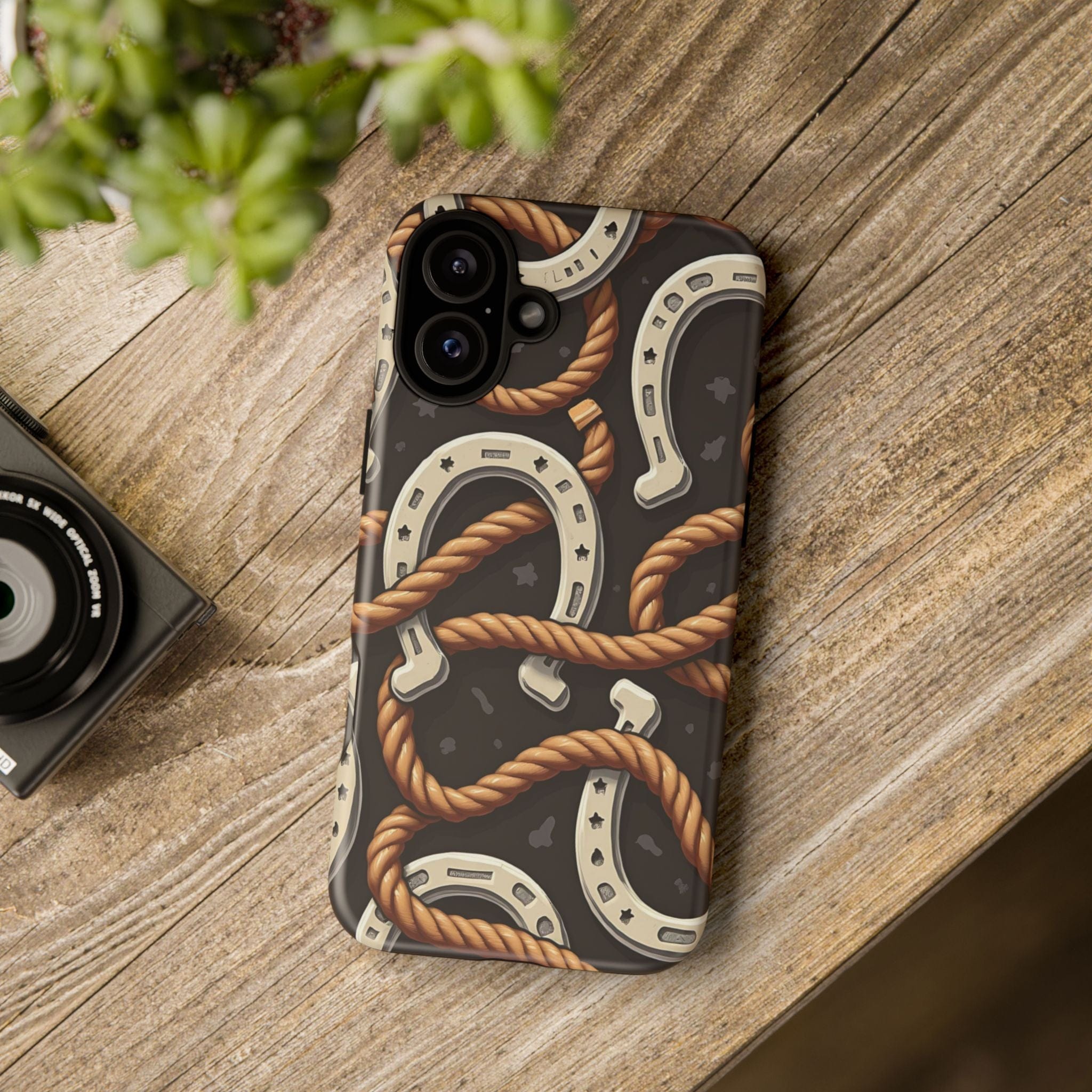 Horseshoes and Ropes-Phone Case