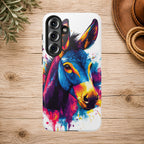Color Splash Donkey Phone Case