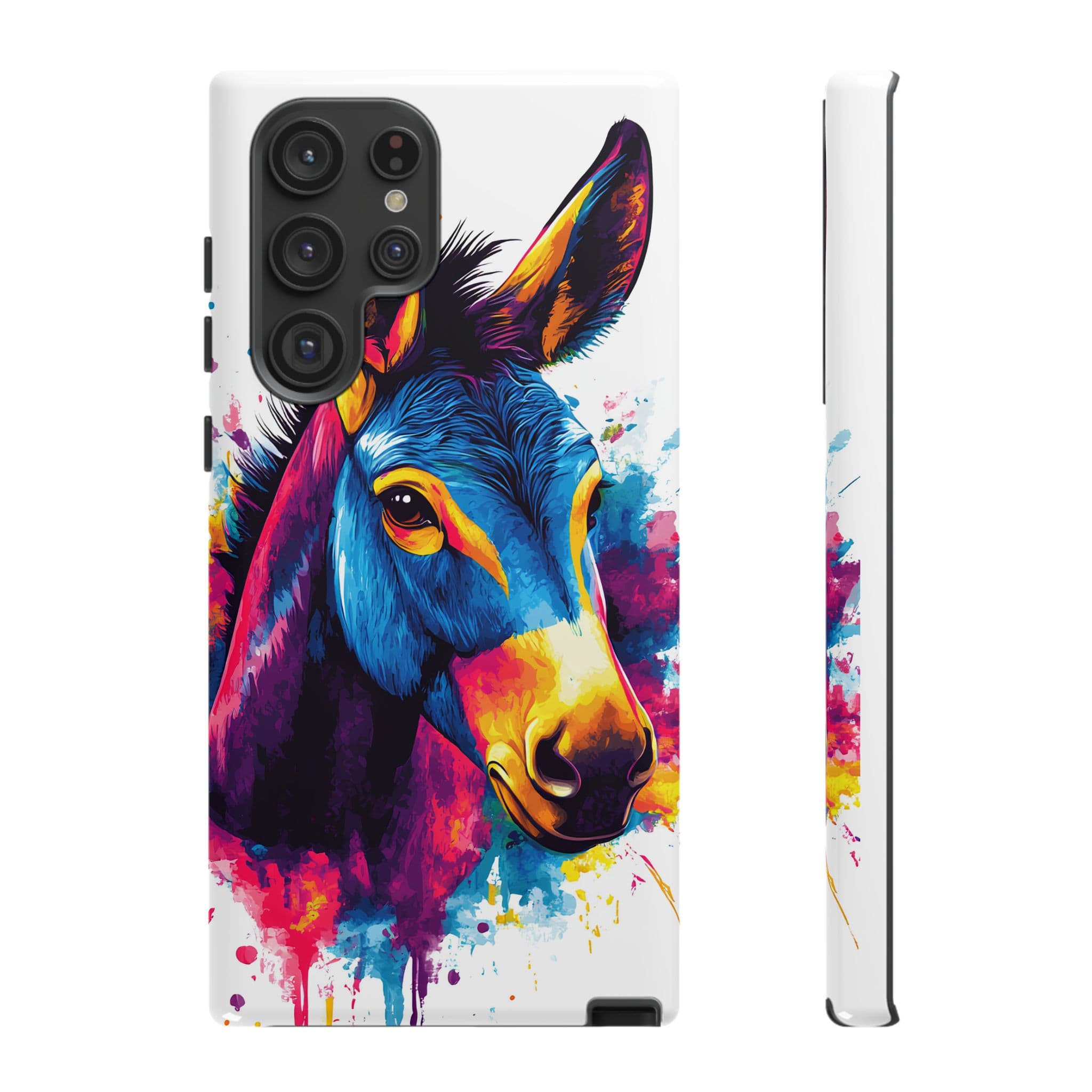 Color Splash Donkey Phone Case