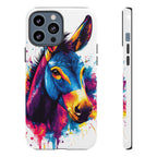Color Splash Donkey Phone Case