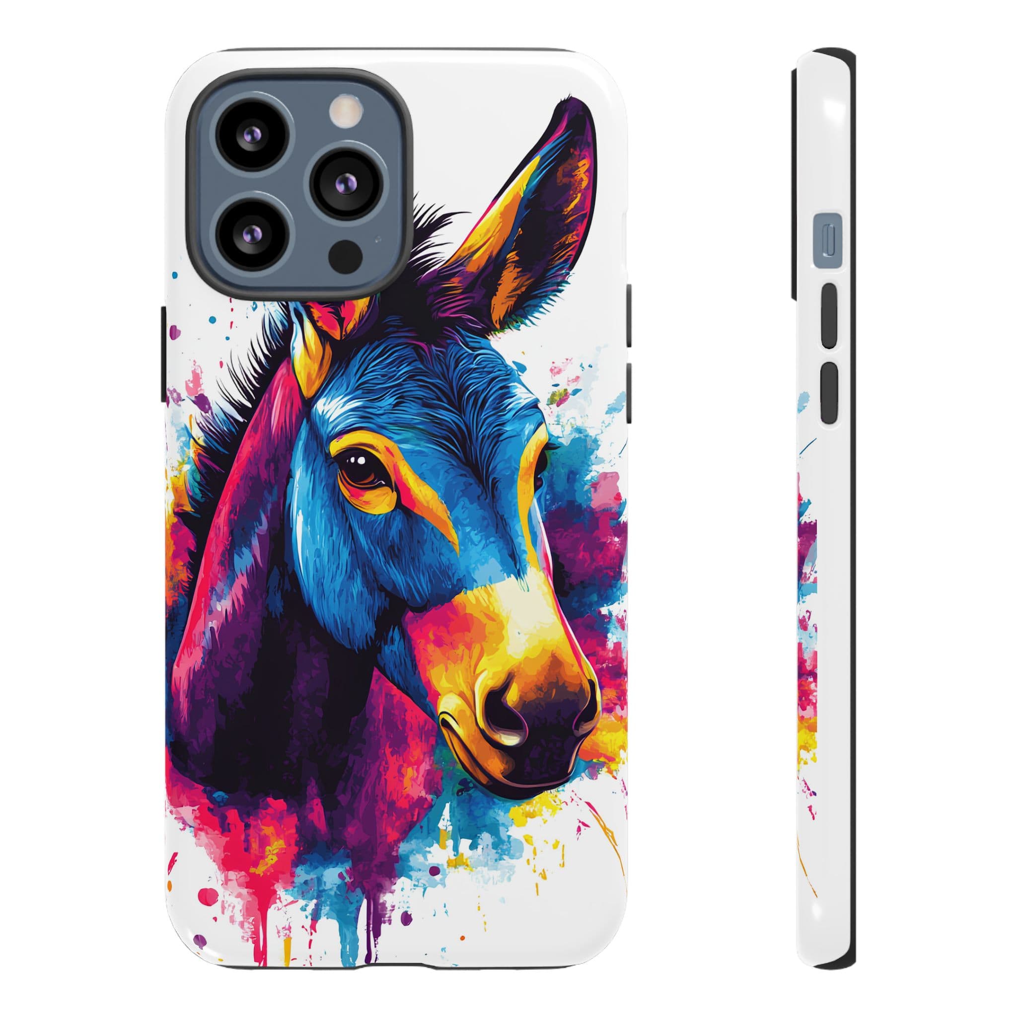 Color Splash Donkey Phone Case