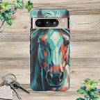 Colorful Horse Head – Turquoise