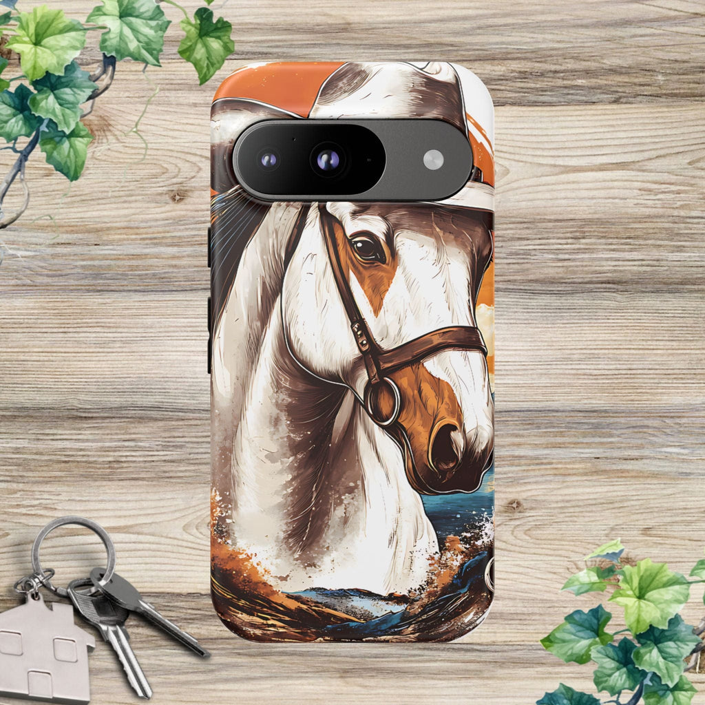 White Hat Horse-Phone Cases