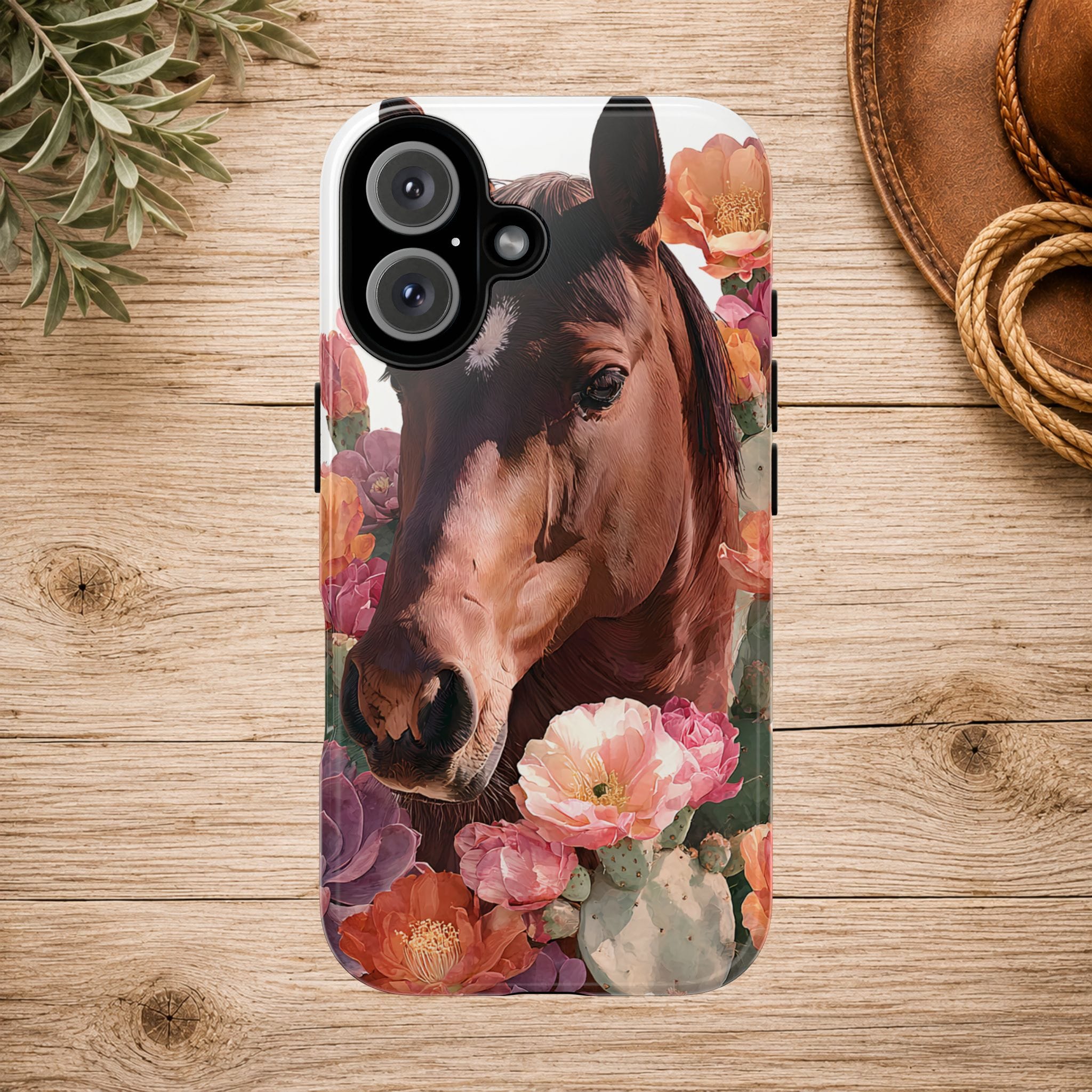 Horse Floral Phone Case