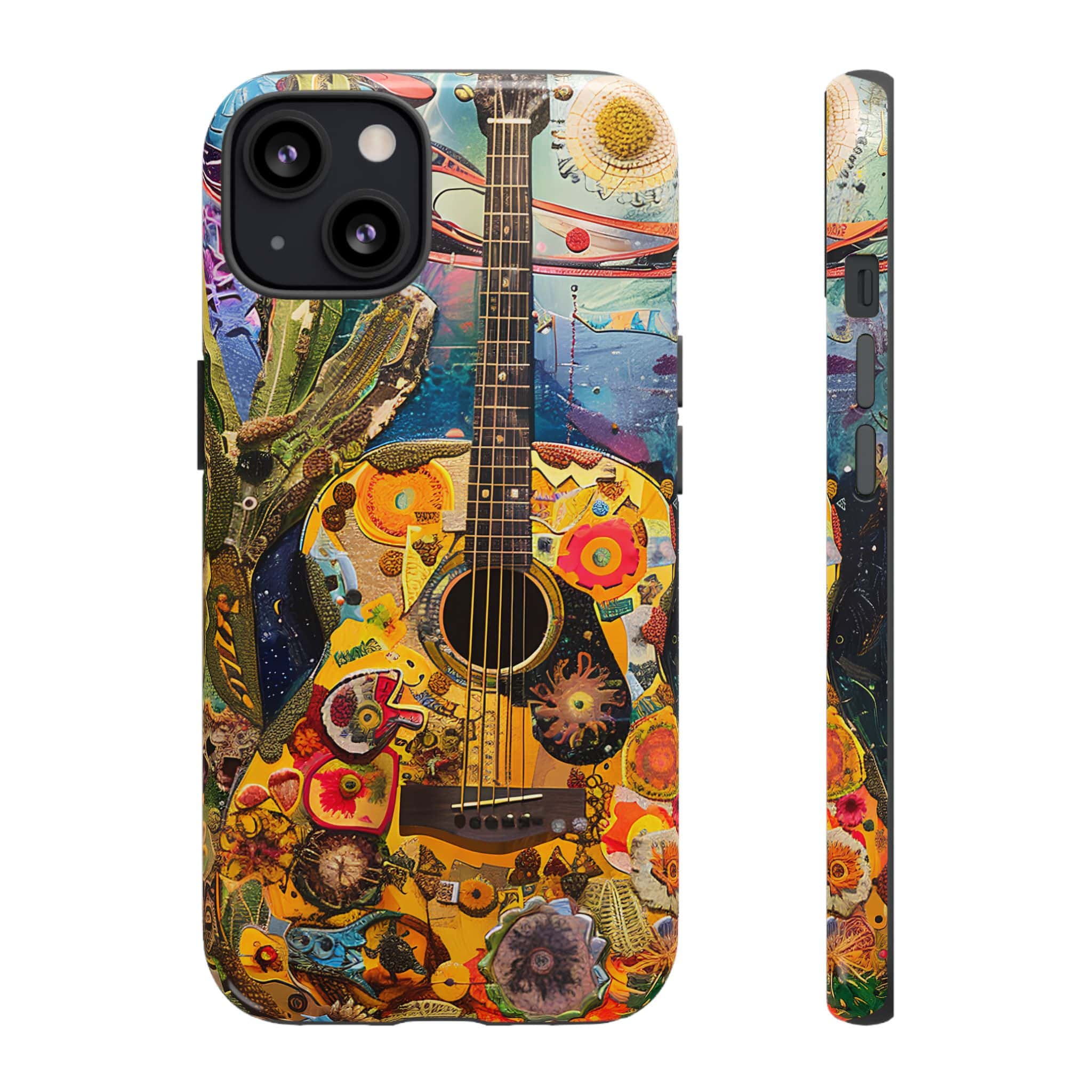 Floral Guitar- Phone Case