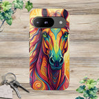 Vibrant Swirl Stallion - Phone Cover