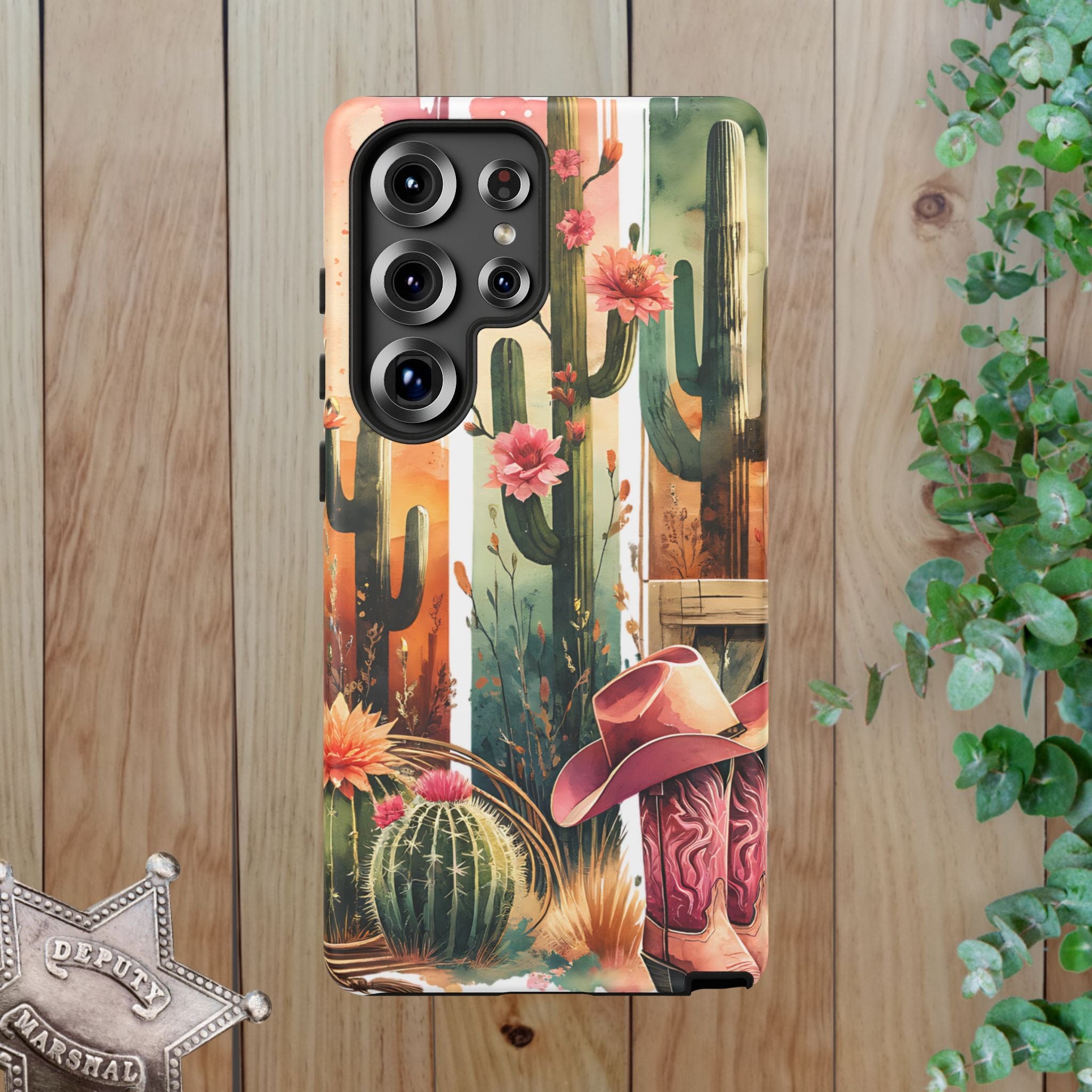 Southwestern Floral Cactus -Tough Case