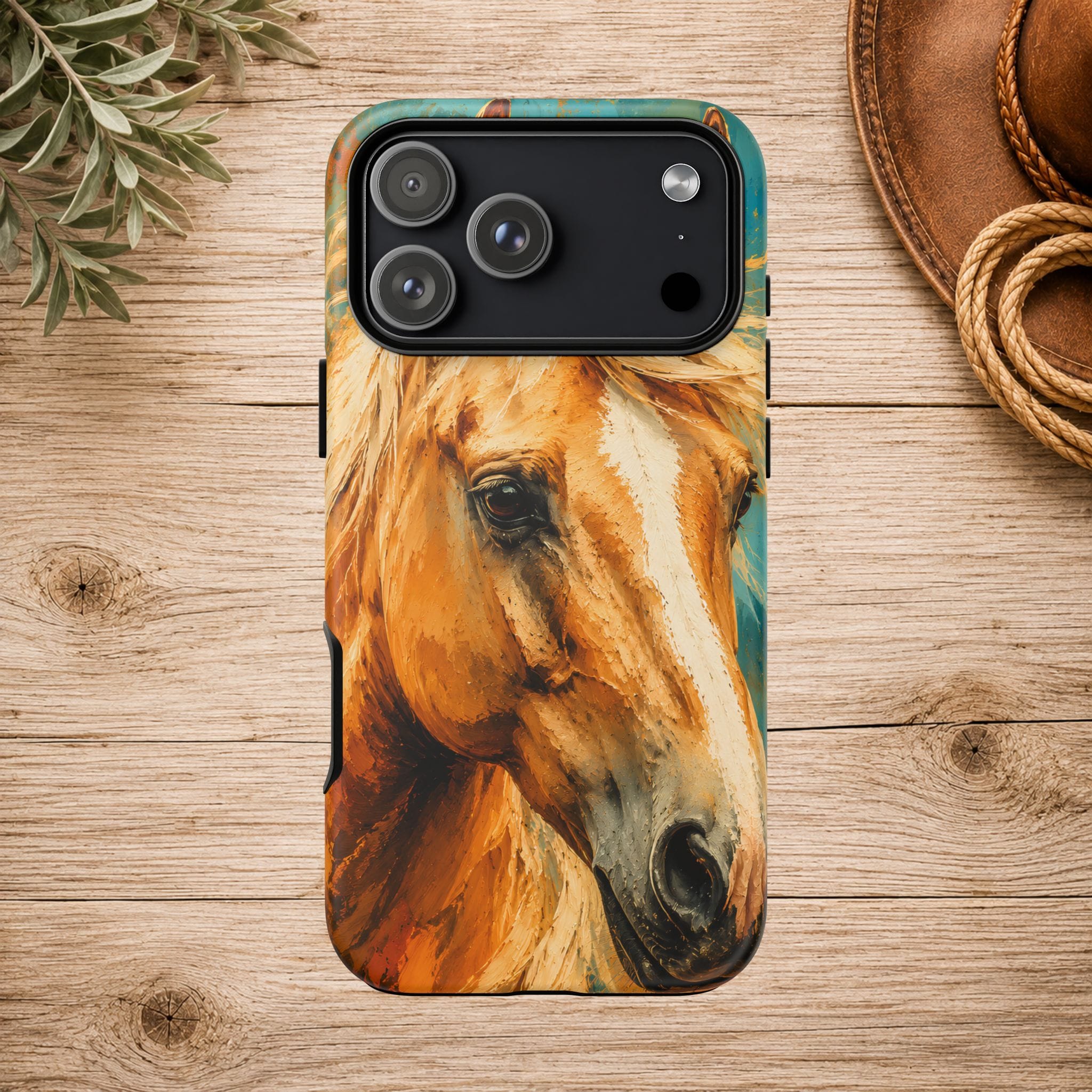Golden Spirit Horse Phone Case