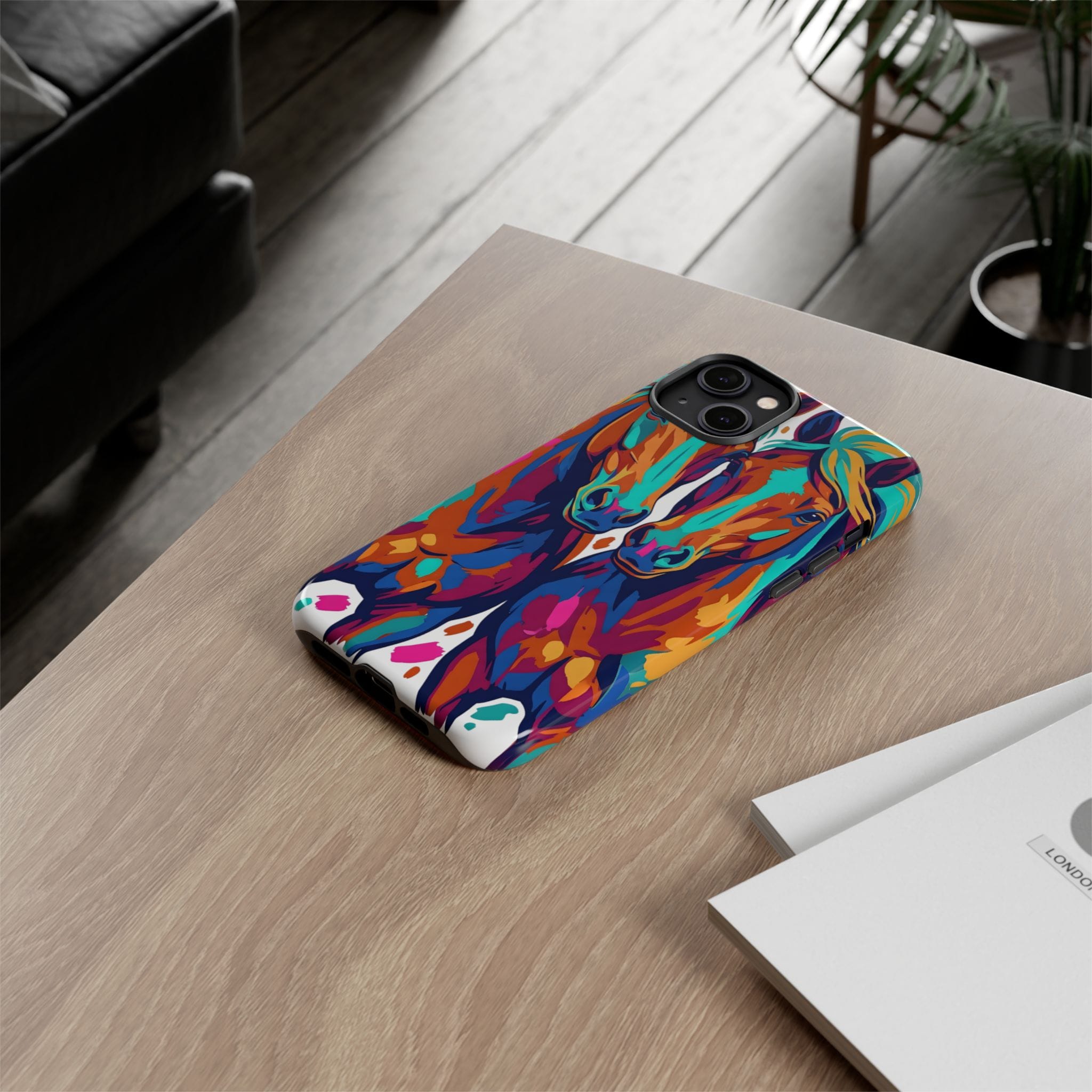 Vibrant Pop Art Equine Phone Case