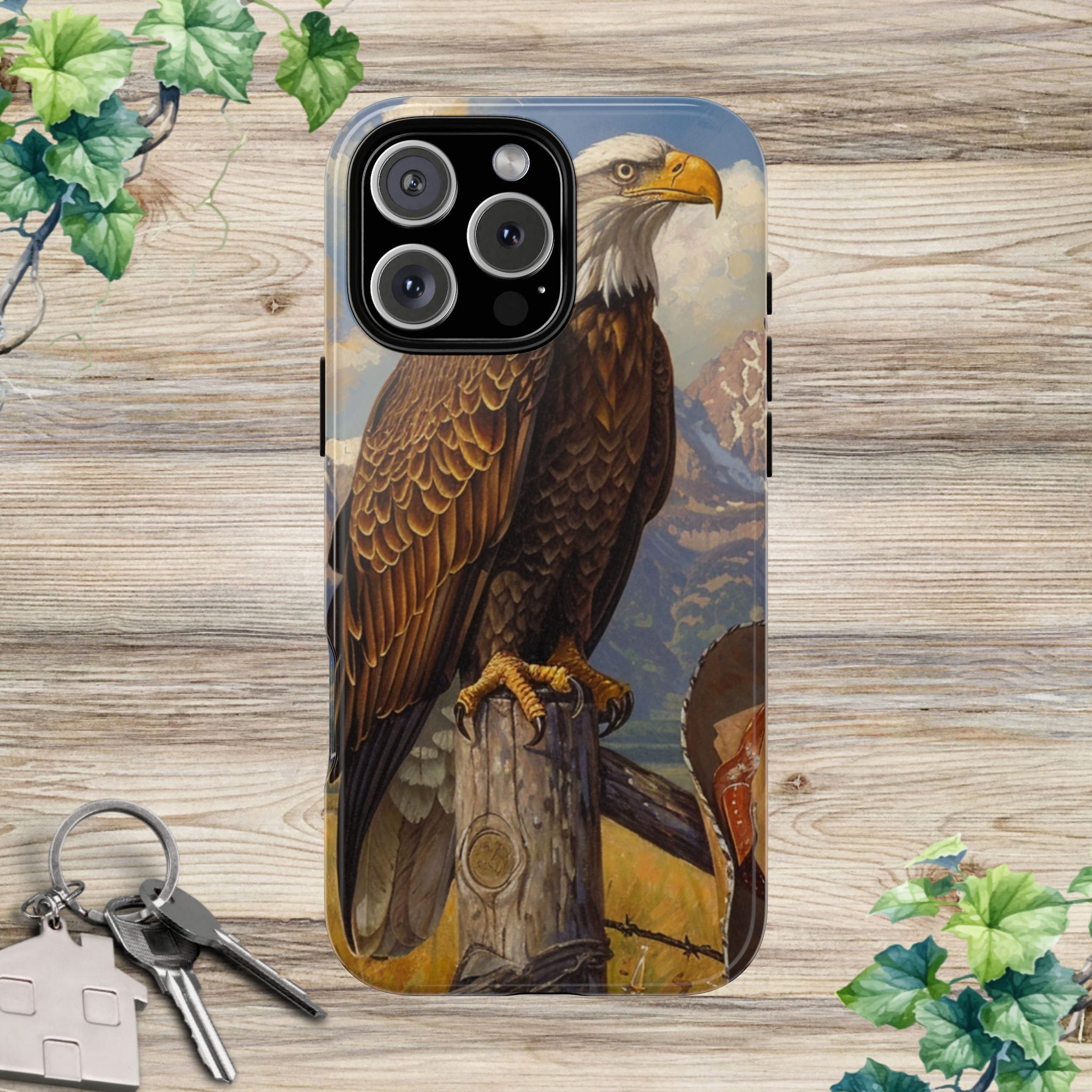 Vintage Bald Eagle Patriotic Phone Case