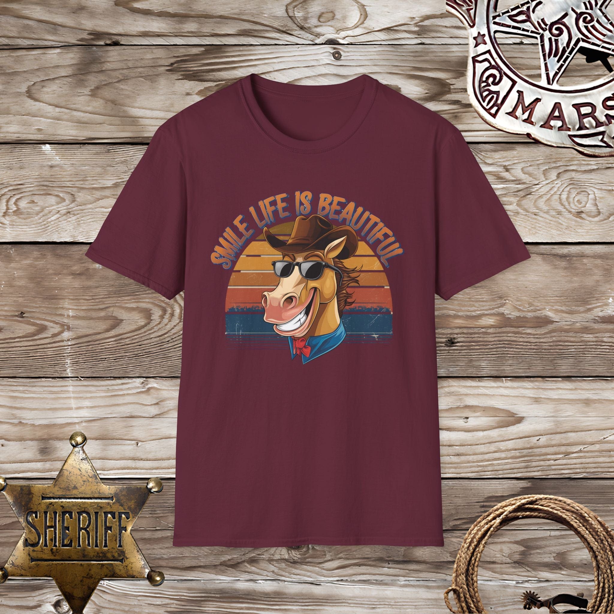 Smile Life is Beautiful  T-shirt
