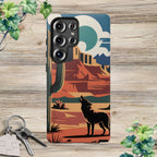 Mountain and Wolf -Phone Case