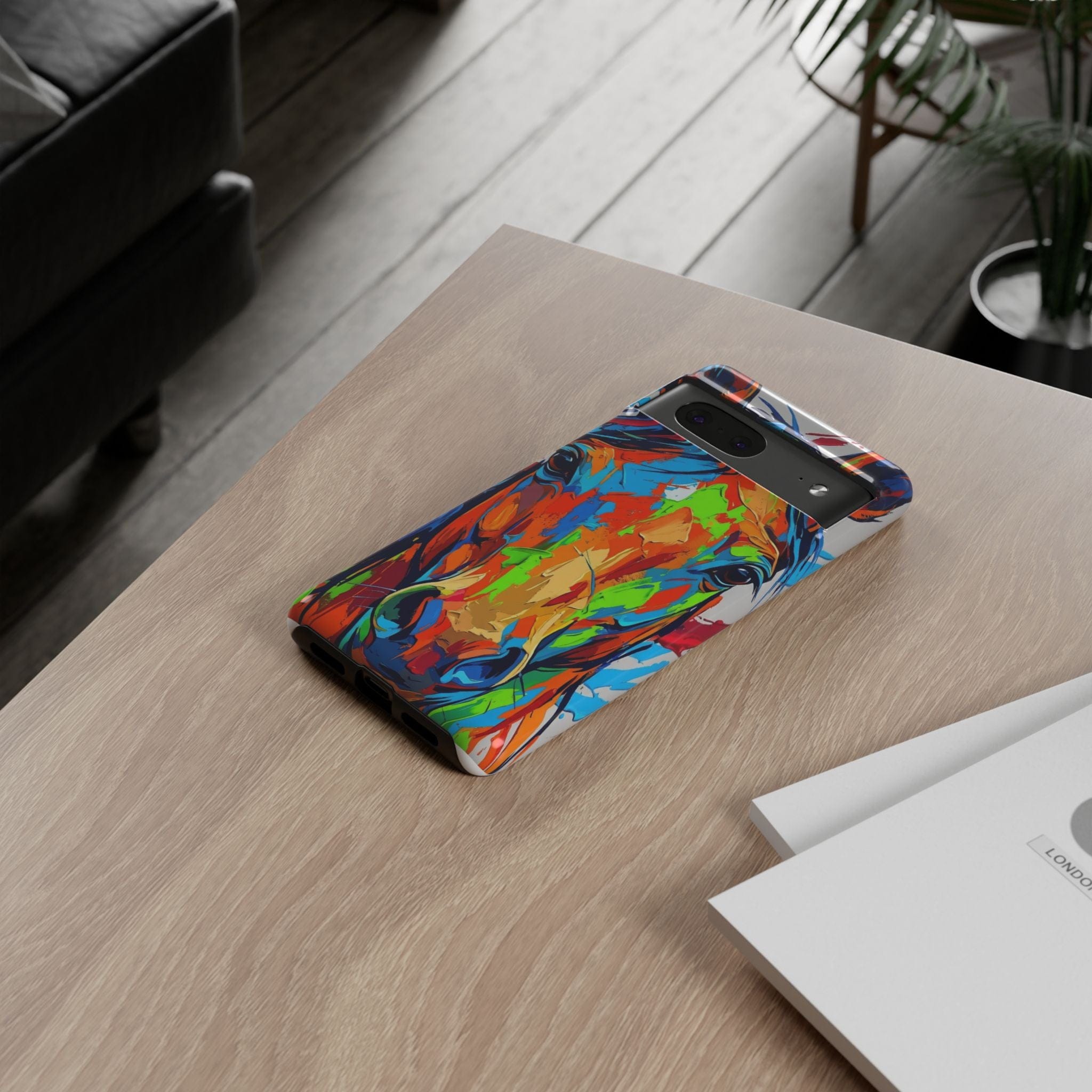Colorful Abstract Horse Phone Case
