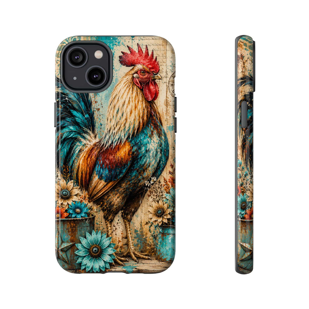 Rustic Farmhouse Rooster Phone Case