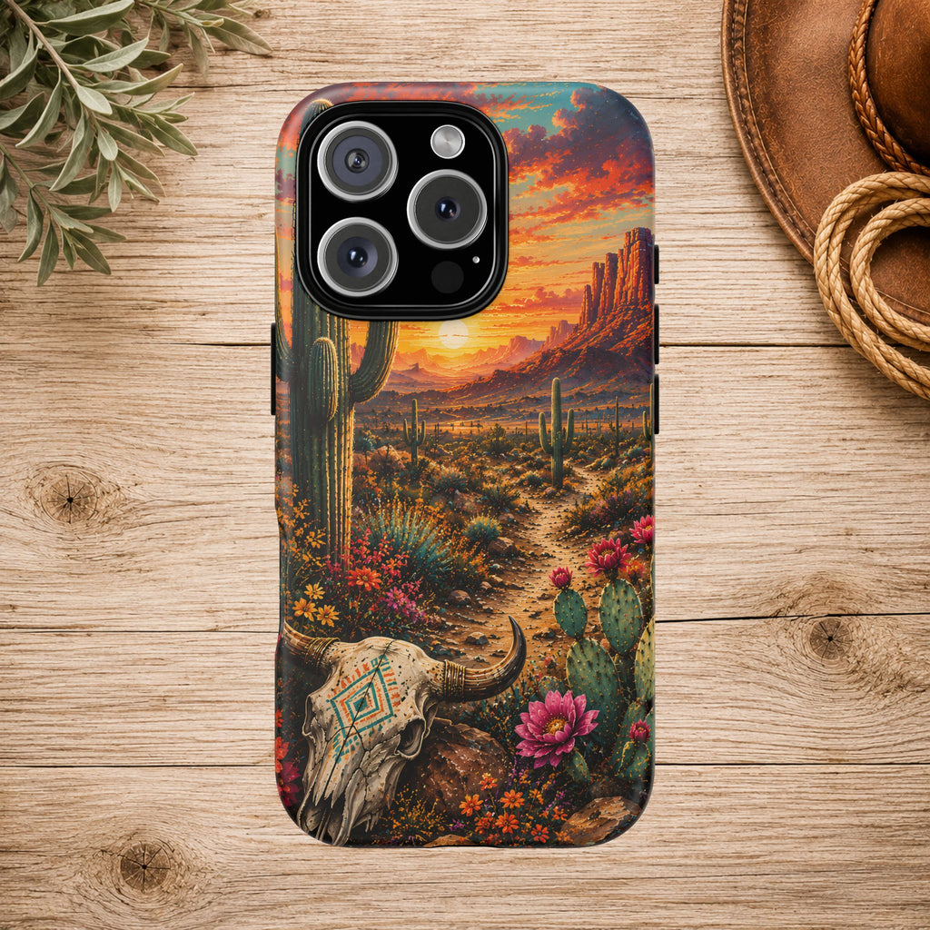 Southwest Desert Sunset Phone Case