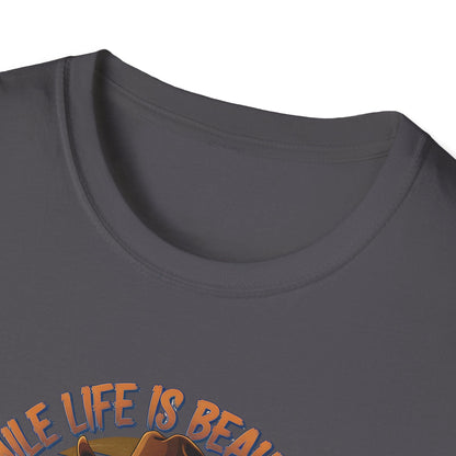 Softstyle Unisex T-Shirt: Smile Life is Beautiful