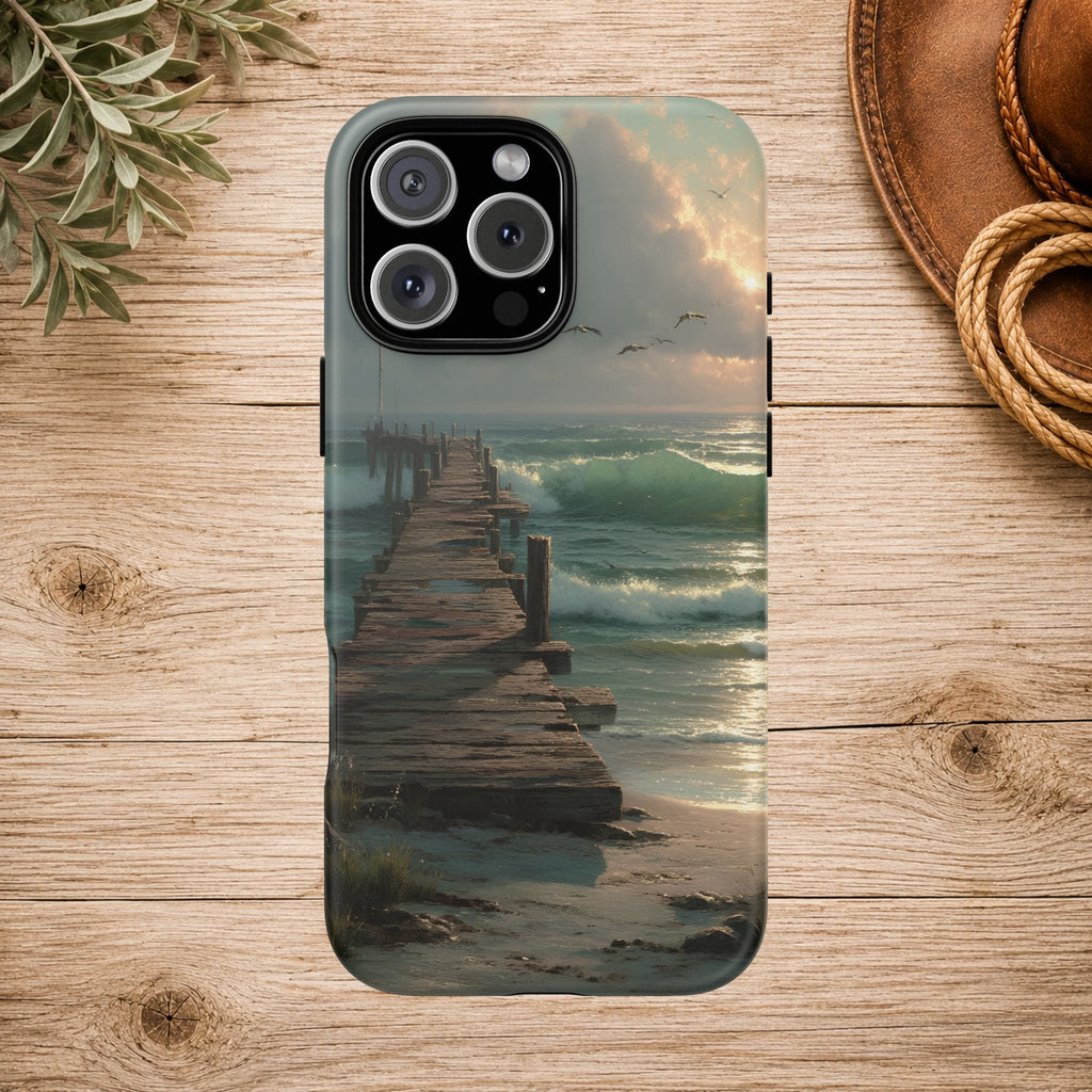 Wooden  Seaside Pier Phone Case