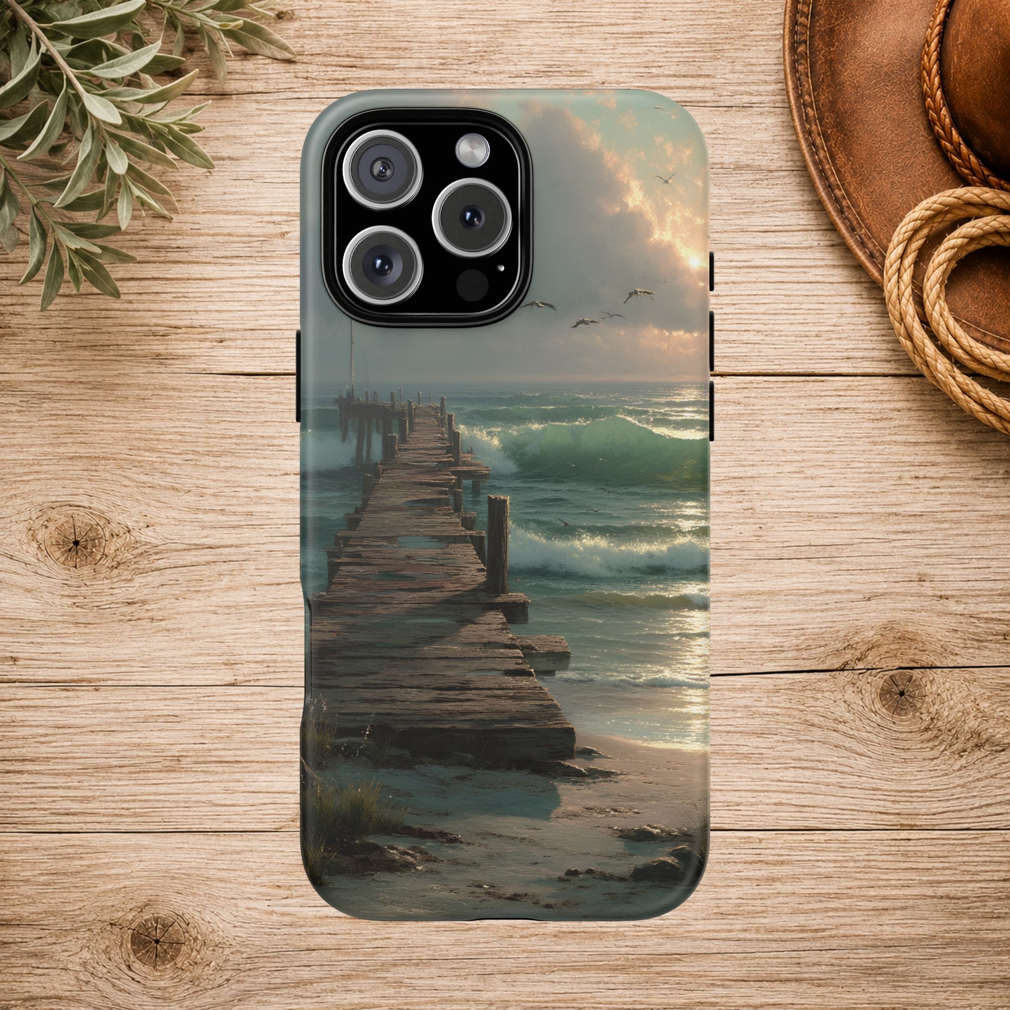 Wooden  Seaside Pier Phone Case